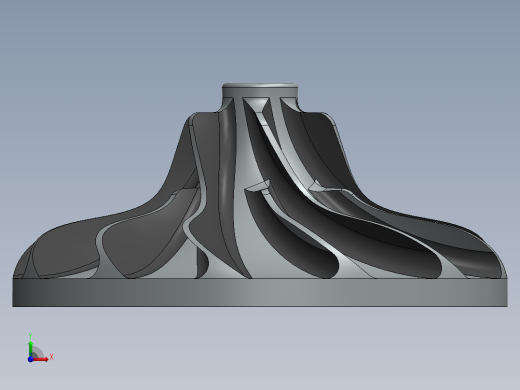 solidworks 涡轮结构设计前视缩略图