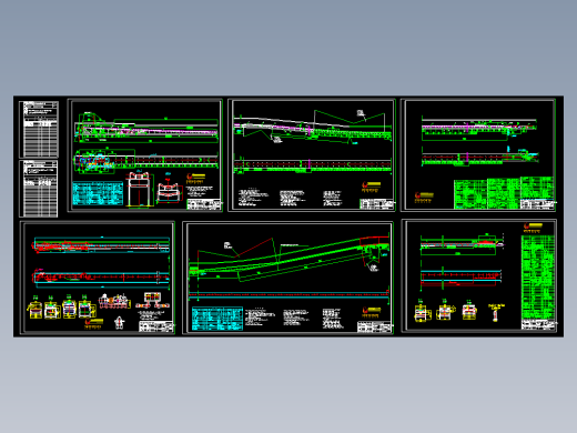煤大巷胶带机图纸(多图)