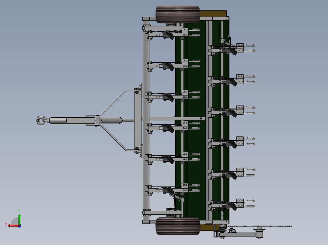 ZDH-NY-001 播种机后视图