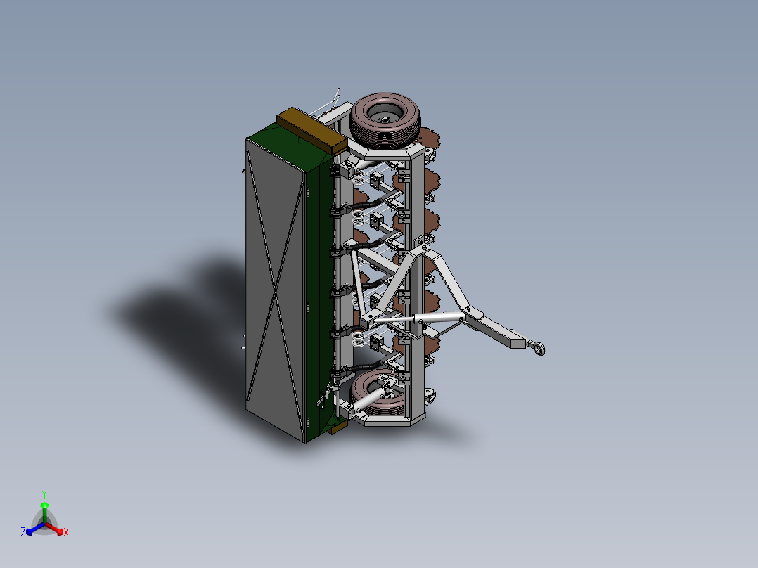 ZDH-NY-001 播种机正等轴测图