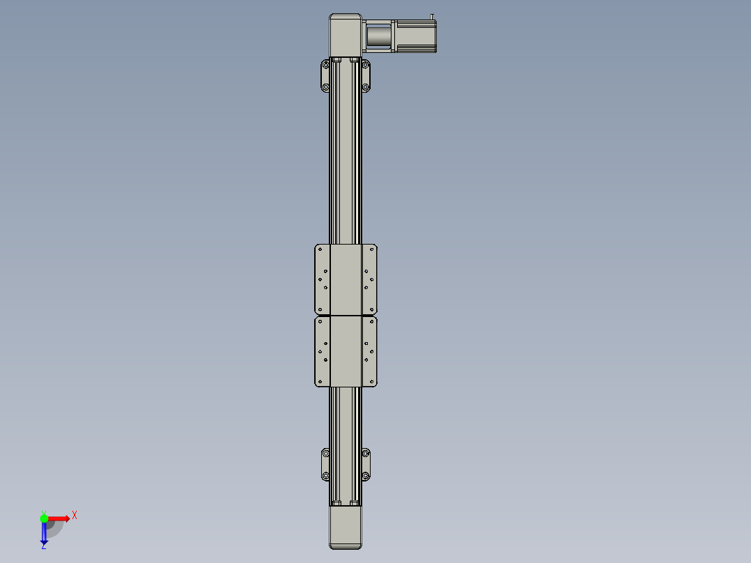 JD60C同步带模组-2俯视图