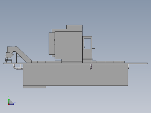 加工中心数控机床设备左视缩略图