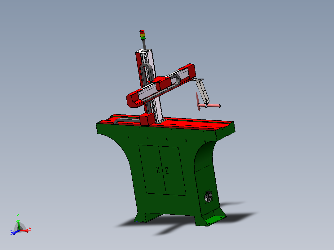直角坐标机器人机械手图纸