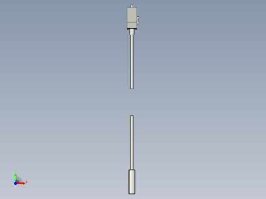 基恩士FS-L51_kc图纸模型前视缩略图
