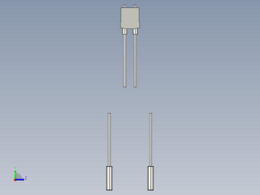 基恩士FS-L51_kc图纸模型左视缩略图