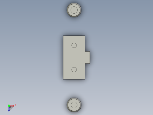 基恩士FS-L51_kc图纸模型俯视缩略图