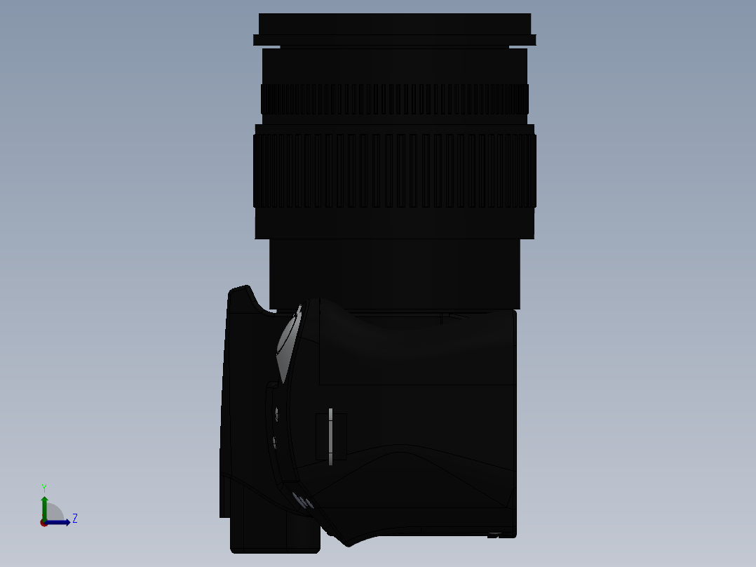 索尼相机左视图