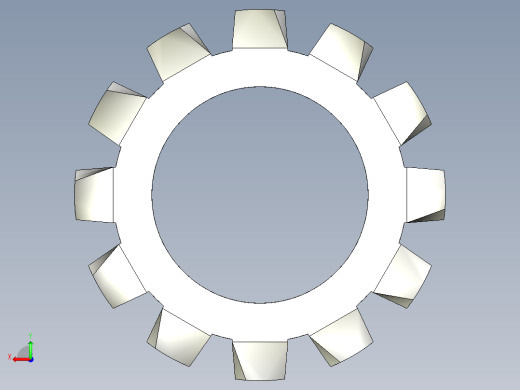 垫圈 外牙锁 公制-EXTERNAL TOOTH LOCK WASHER for M10 SCREW.IGS后视缩略图