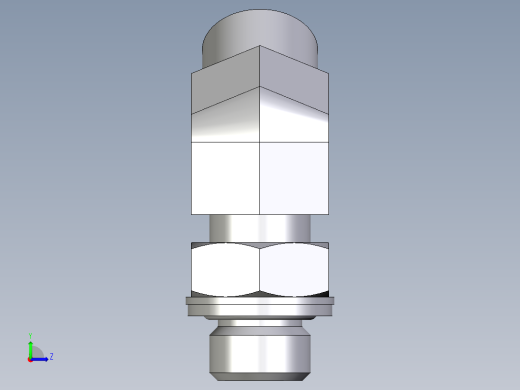 卡套式工业通用硬管接头EO_Adjustable_locknut_45_deg_elbow_VEE10LMOMDCF左视缩略图