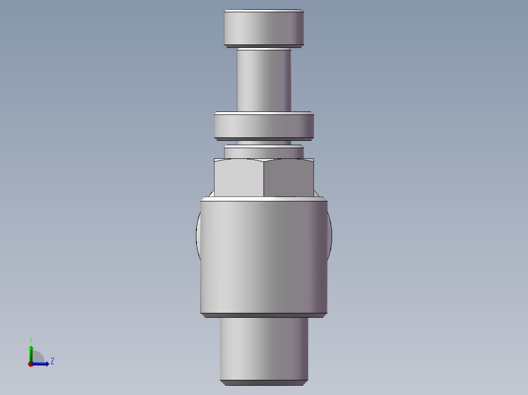 节流阀PSL801A（1分8厘）左视图