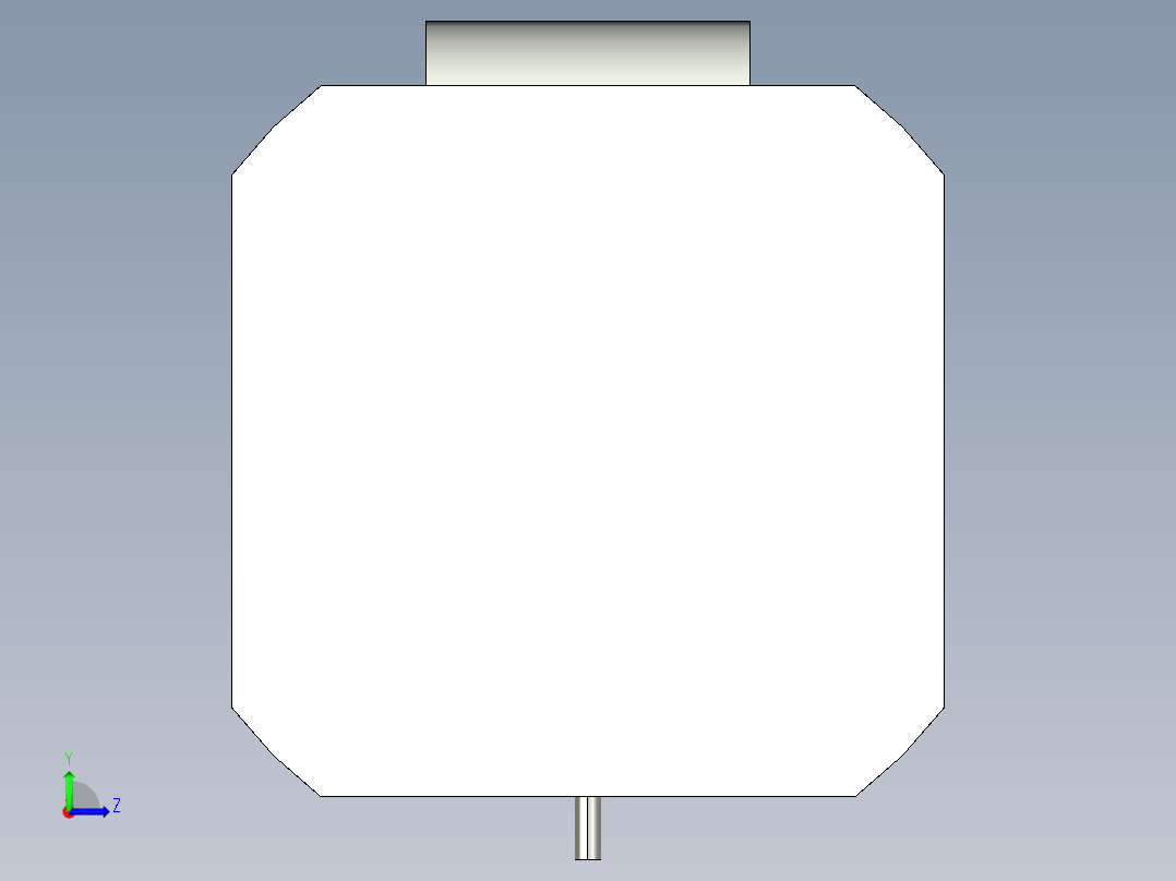 德克斯TUNKERS气缸数模KS_200_2_BD_A00_T08_135GRAD左视图