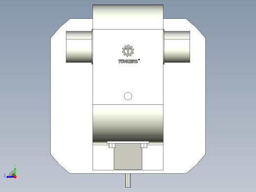 德克斯TUNKERS气缸数模KS_200_2_BD_A00_T08_135GRAD右视缩略图