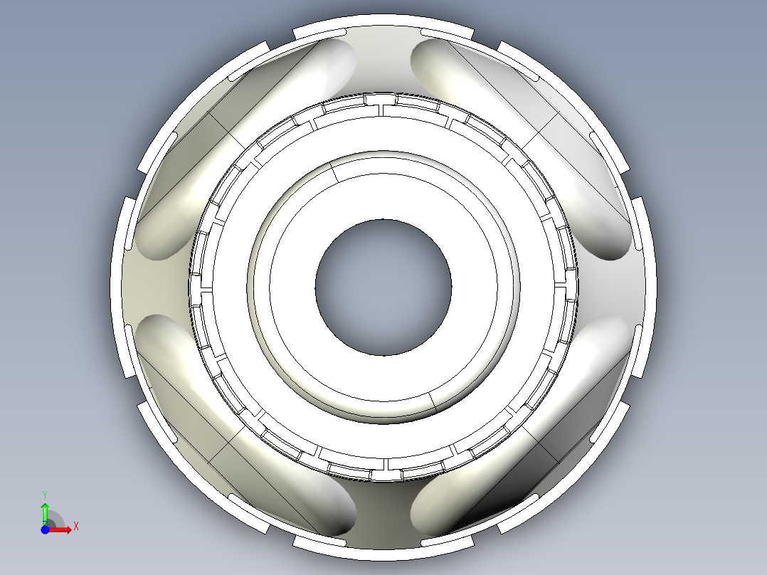 1315手工雕刻机PROE设计前视图