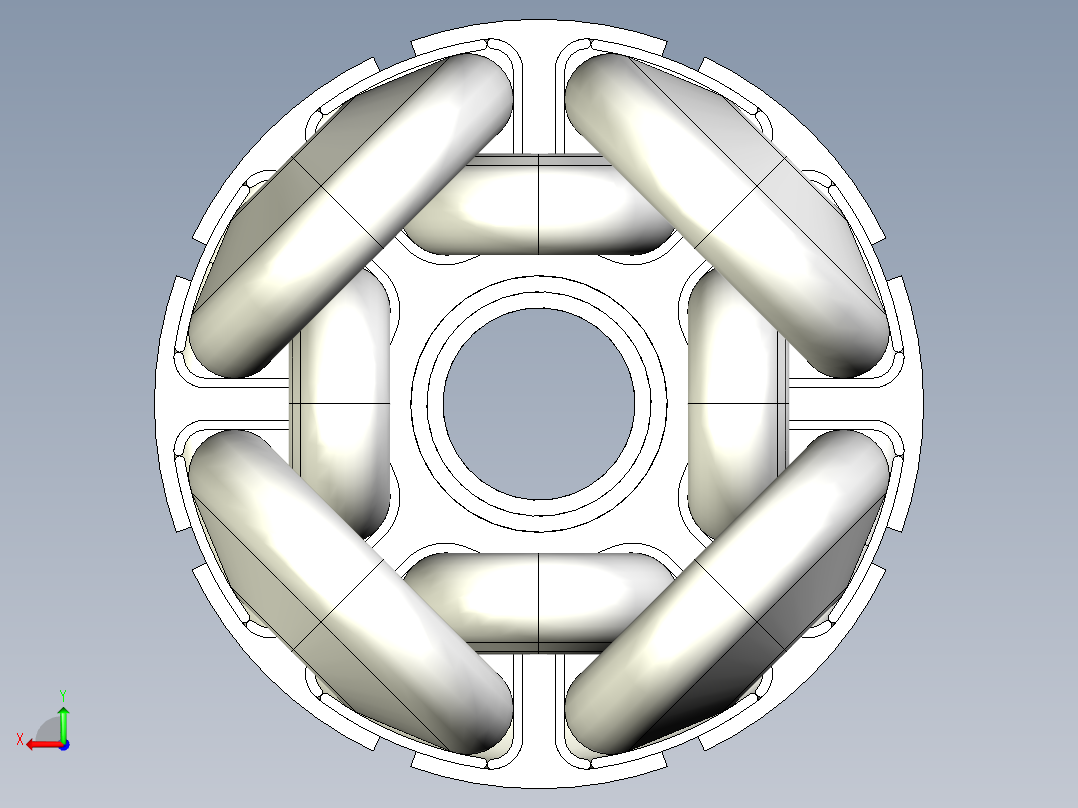 1315手工雕刻机PROE设计后视图