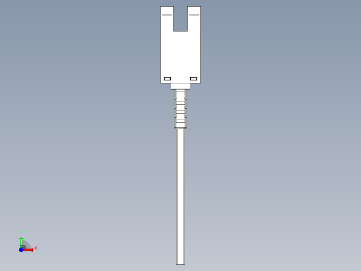 槽型光电传感器LU677_3D前视缩略图