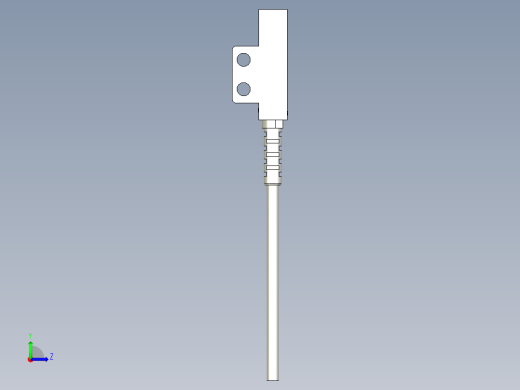 槽型光电传感器LU677_3D左视缩略图