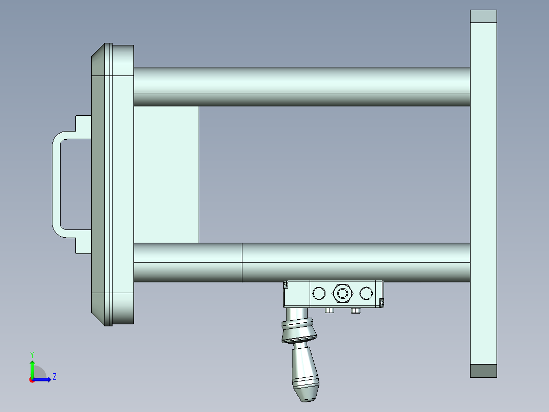 MCLG-C-cnc4笔记本CNC工装夹具三维模型_2asm_0123左视图