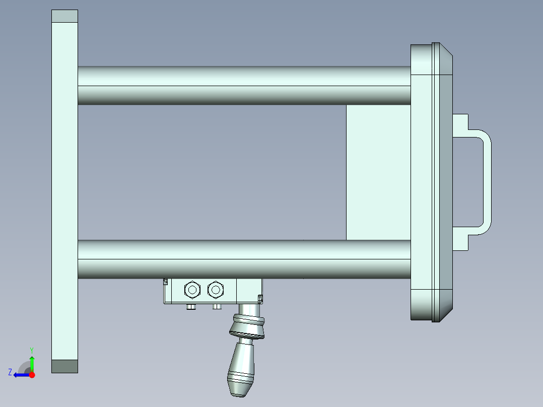 MCLG-C-cnc4笔记本CNC工装夹具三维模型_2asm_0123右视图