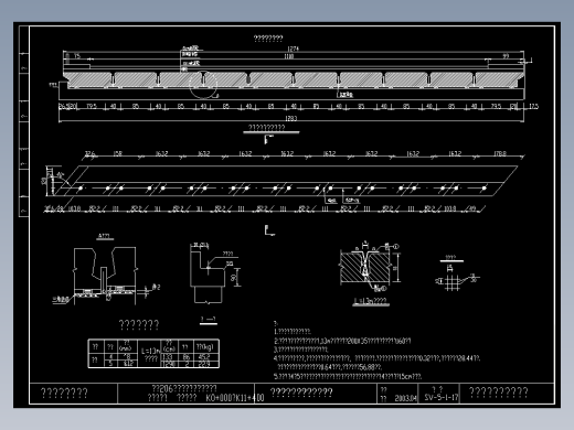 某高速路2－13米空心板桥
