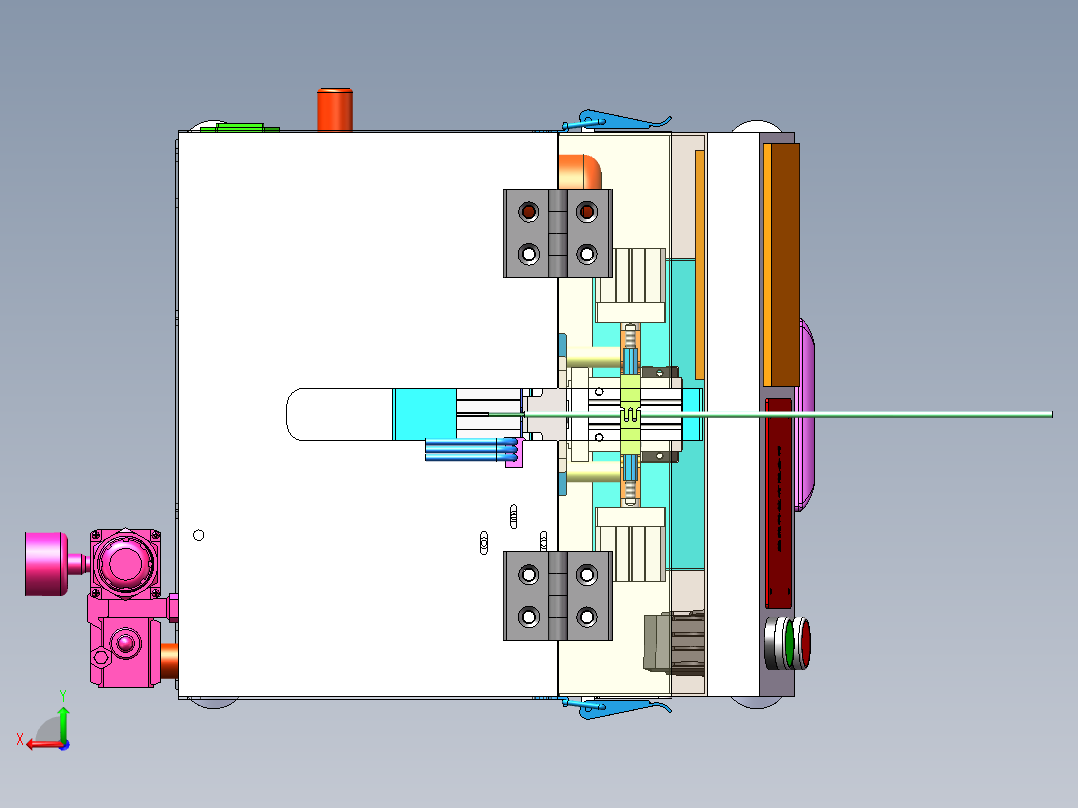 通讯线速内编织切除机sw18可编辑后视图