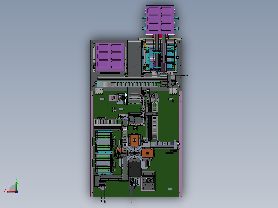 软包电芯自动上料&焊接设备sw18后视图