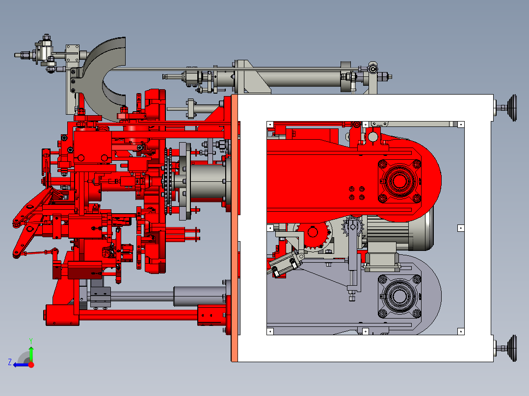 锥套冲模机creo5.0.zip右视图