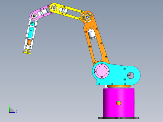 4轴视教机械手sw18可编辑后视缩略图