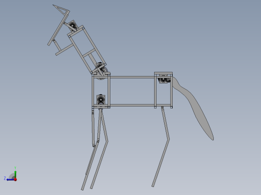 奔马彩灯右视缩略图