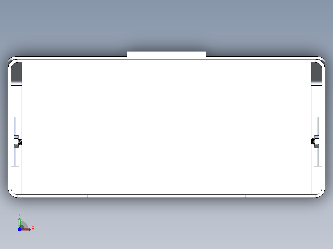 钣金外壳前视图