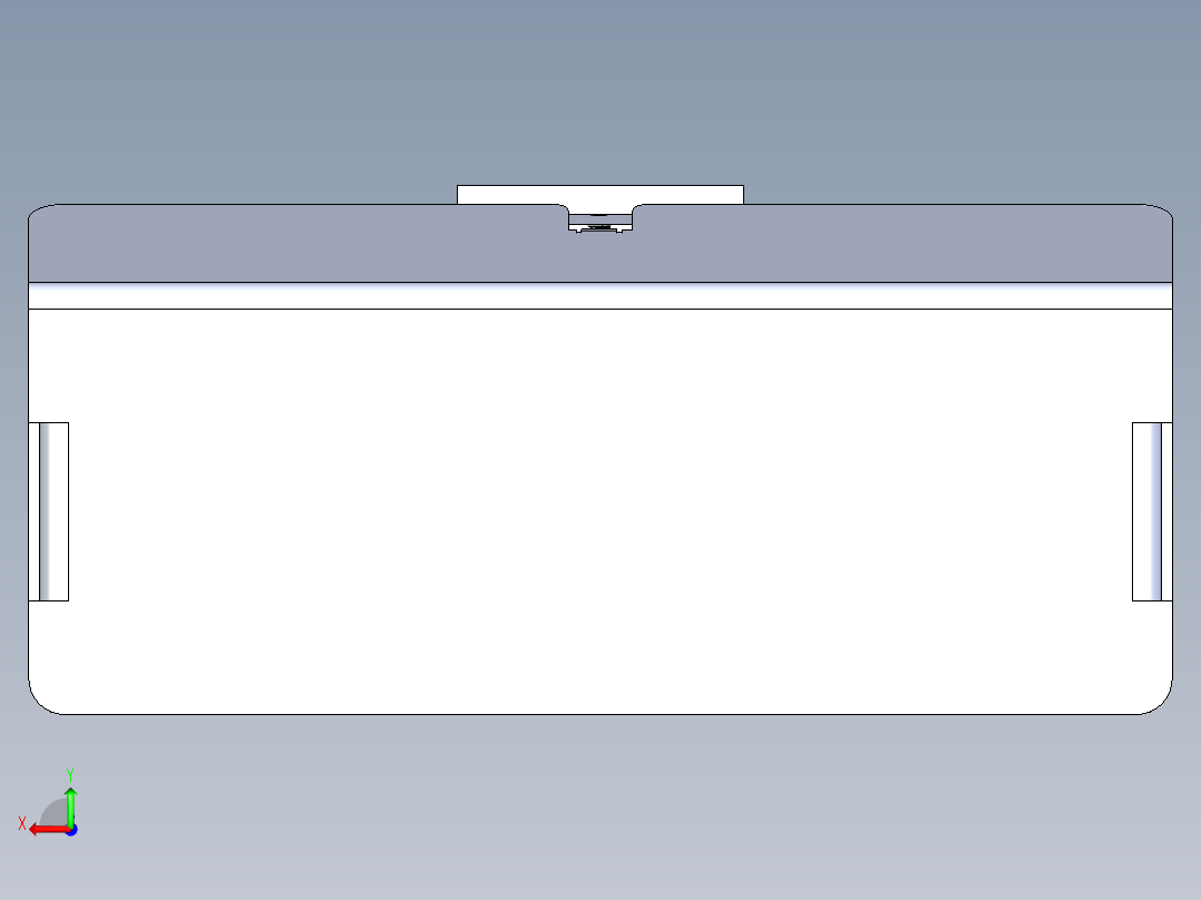钣金外壳后视图