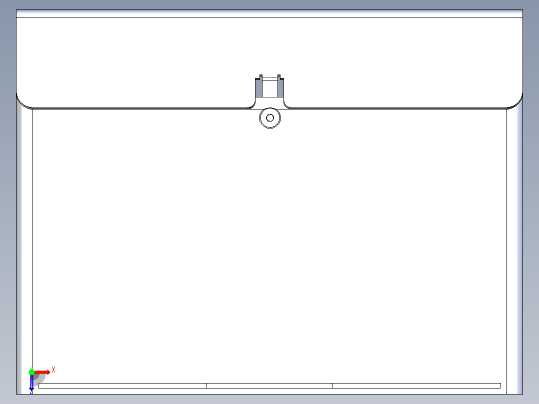 钣金外壳俯视图