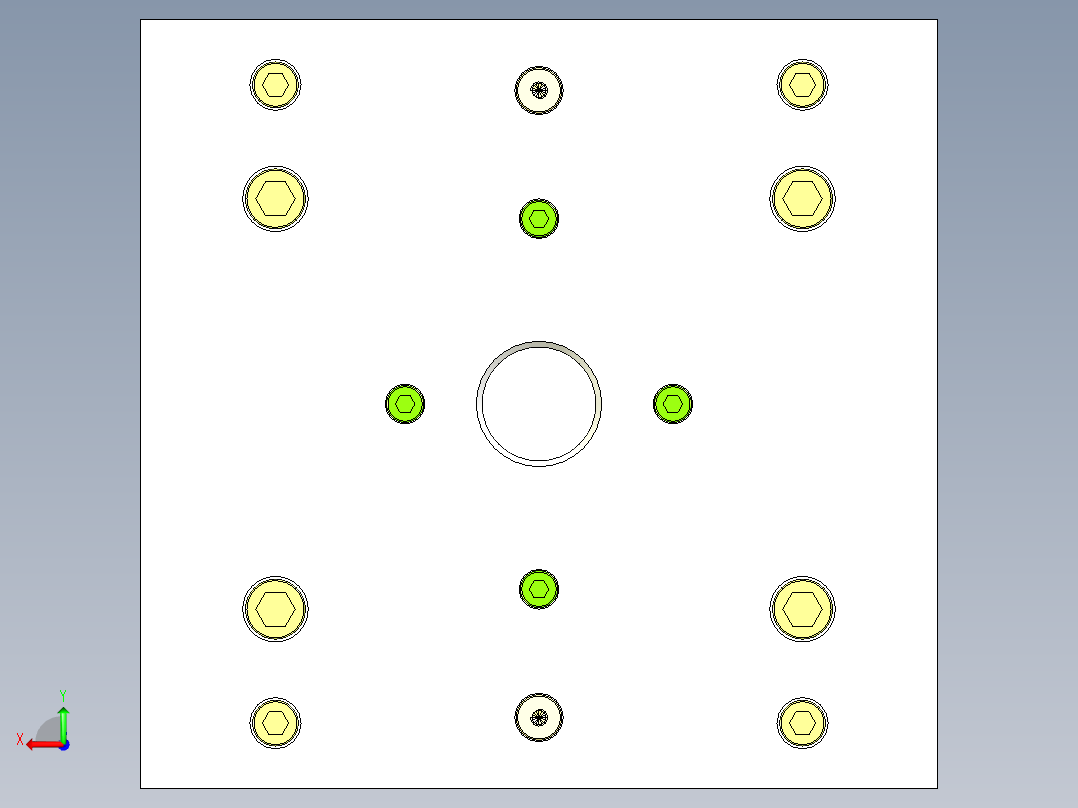 TWS耳机充电盒上盖后视图