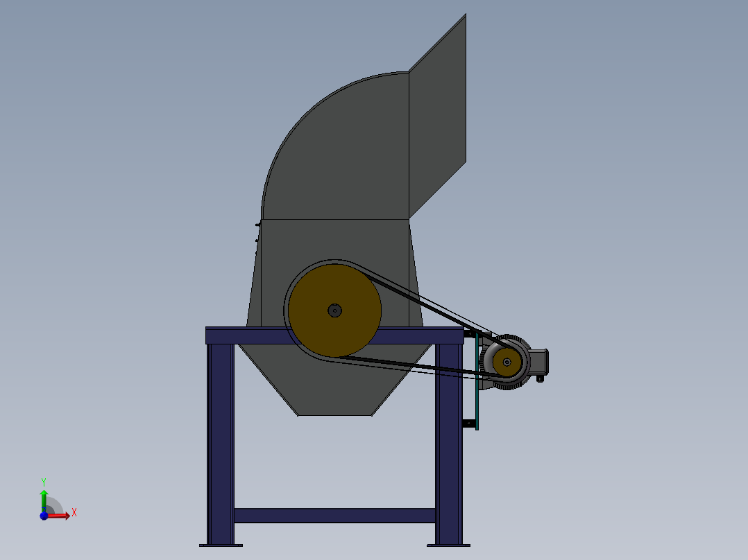 破碎机、破碎机13前视图