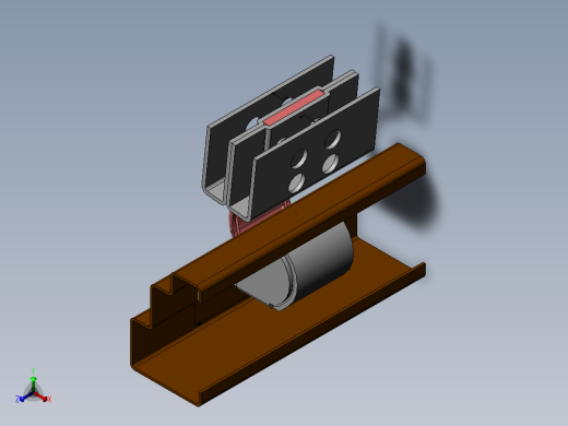 合页正等轴测缩略图