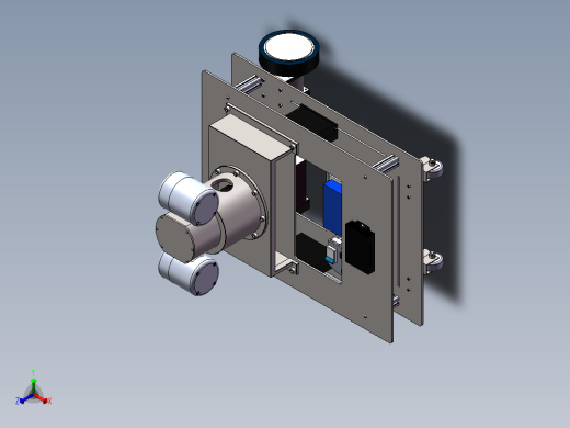 智能巡检机器人正等轴测缩略图