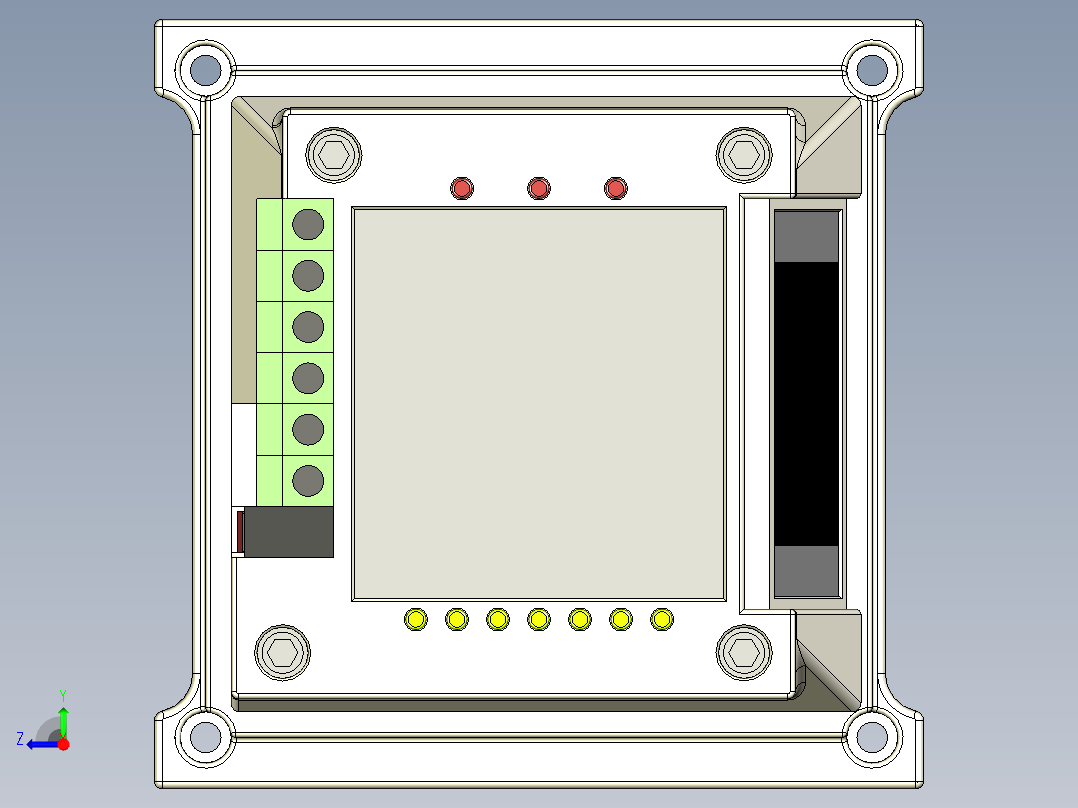 信息采集器（物联网工程）右视图