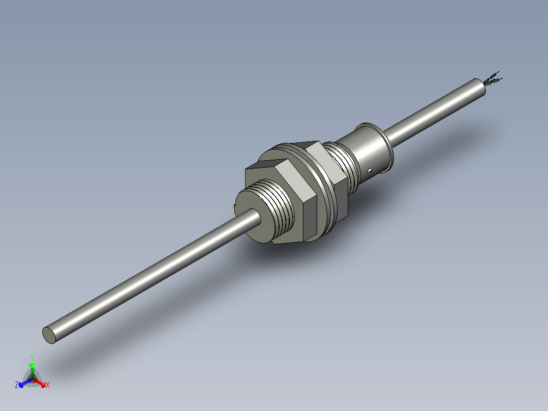 接近开关PR12-2DNPR12-2DN正等轴测图