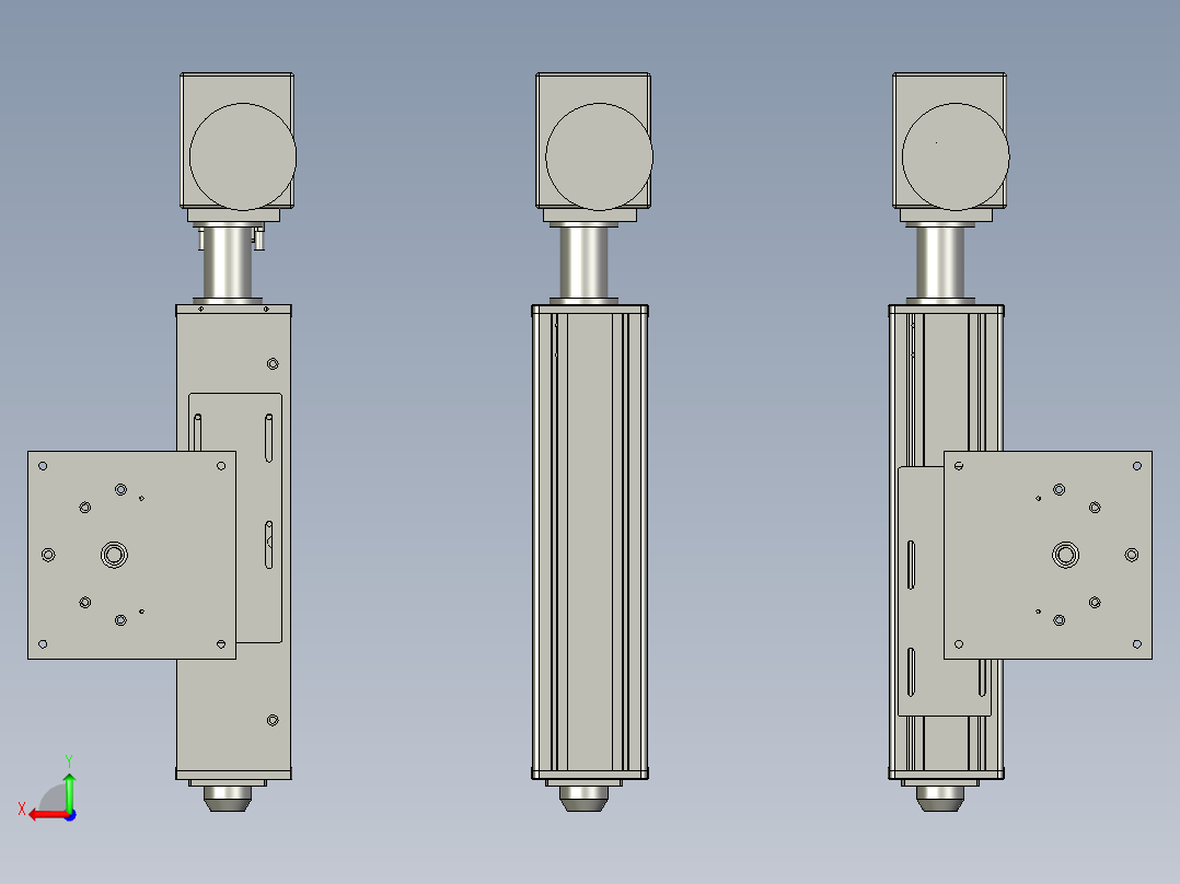 镭雕组件后视图