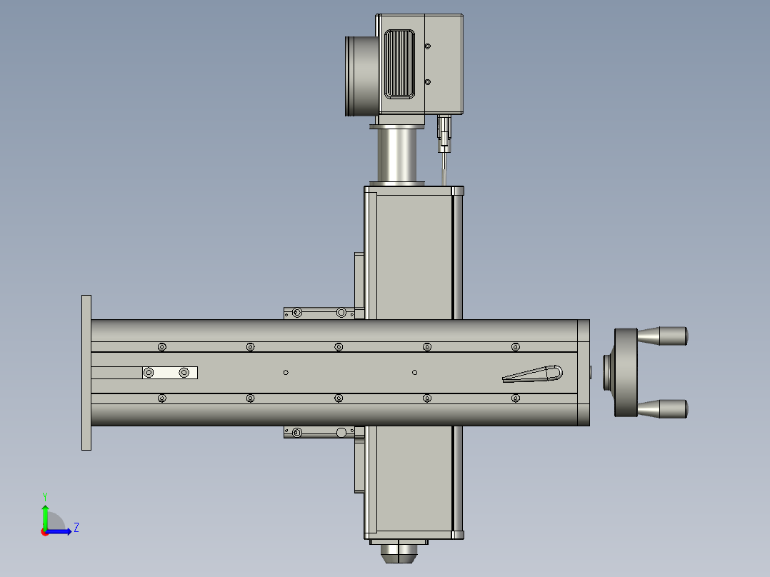 镭雕组件左视图