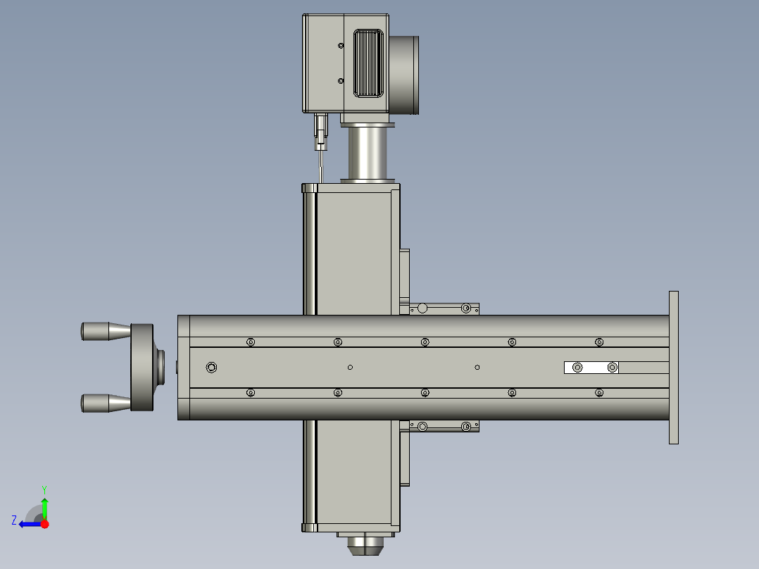 镭雕组件右视图