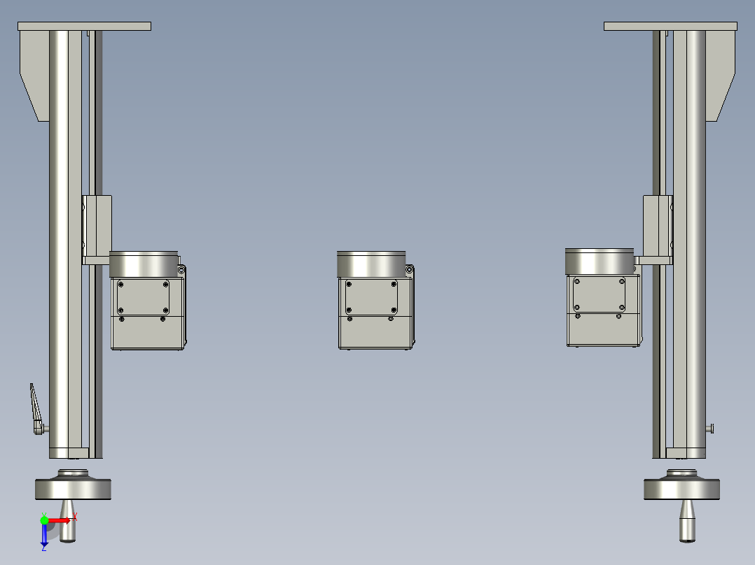 镭雕组件俯视图