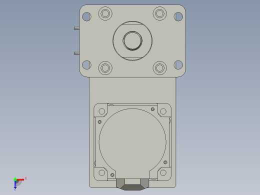 RKD075折返电动缸负载1000kg活塞型电缸伺服电动缸RKD075-100-P-750W俯视缩略图