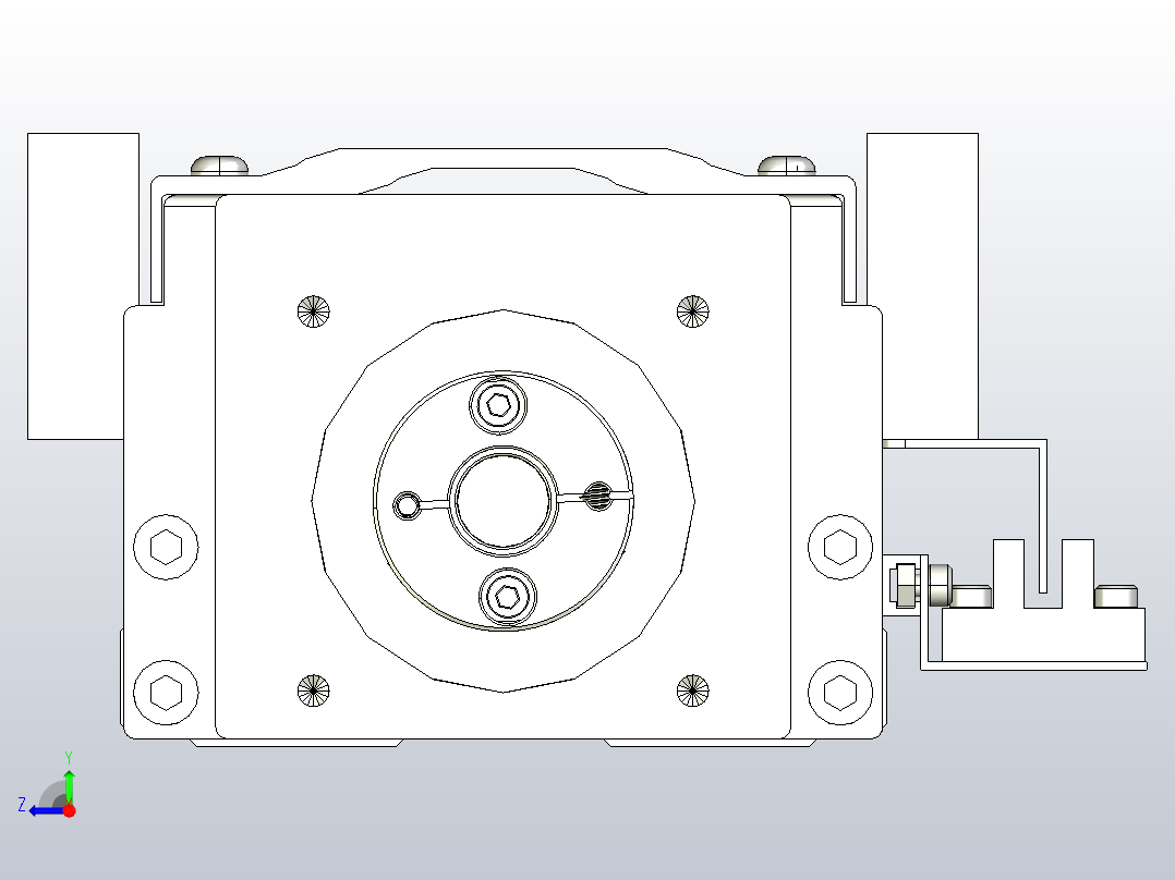 钢基模组TPA-KNR-10020C-980A1-M-F0S1-N3-D右视图