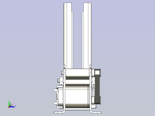 金属板抛光机左视缩略图