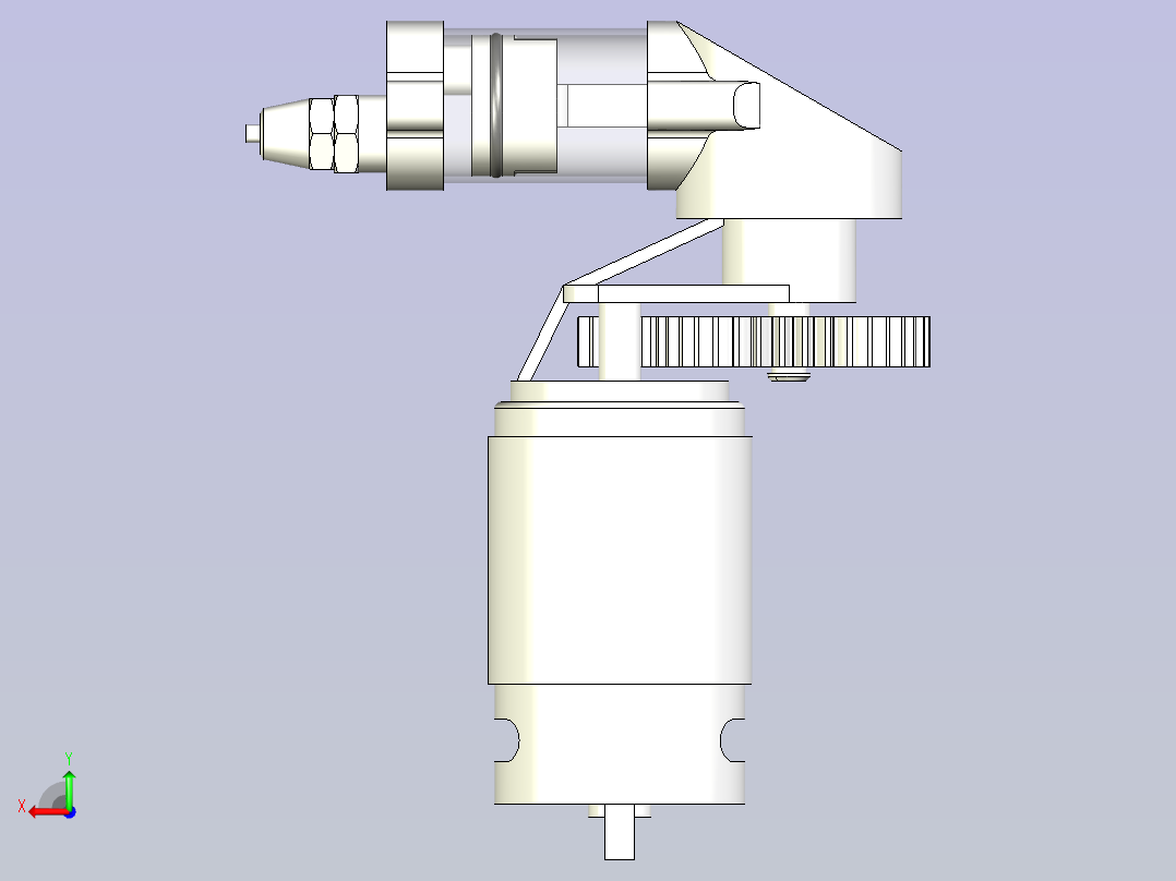 高压柱塞泵后视图