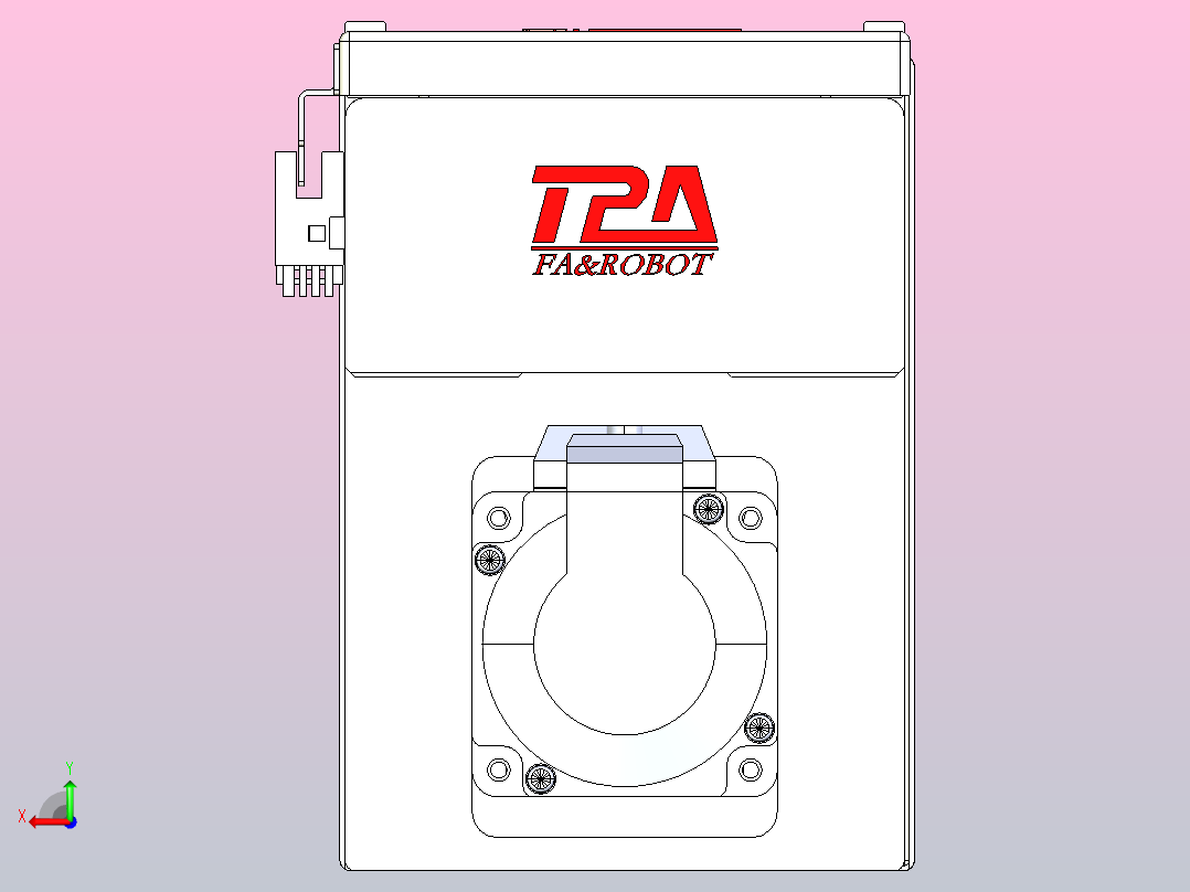 滚珠丝杠直线轴带导轨全封闭TPA-HCR-110D-1610C-L750-MP-C-P40-N3后视图