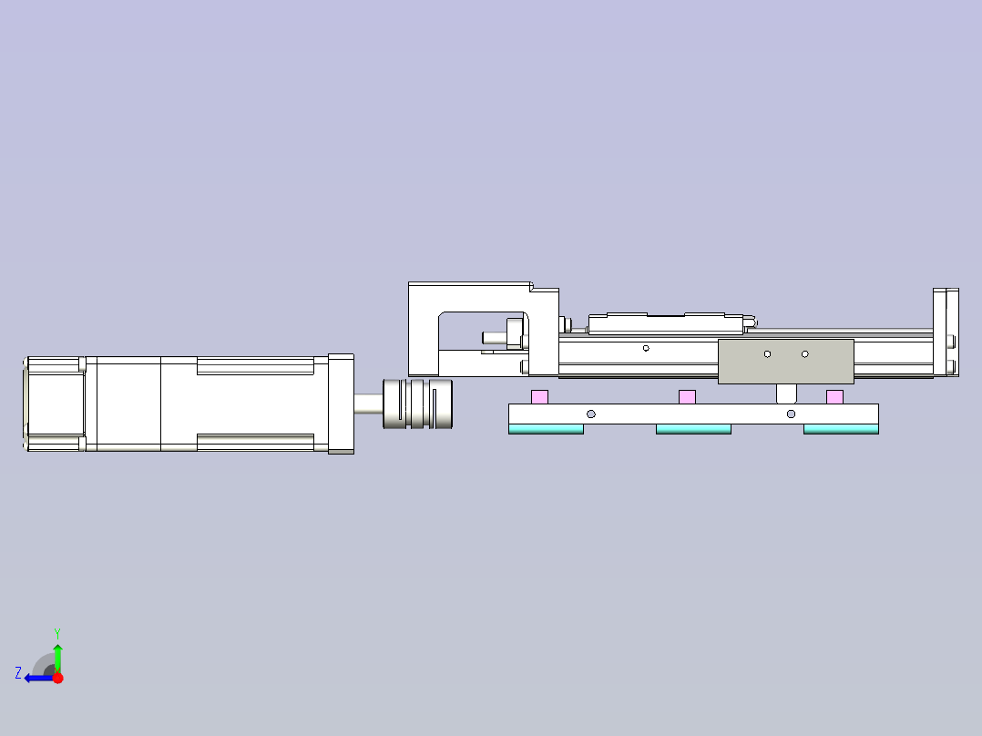 kk50-150A1-F0带MSMD012G1B电机右视图