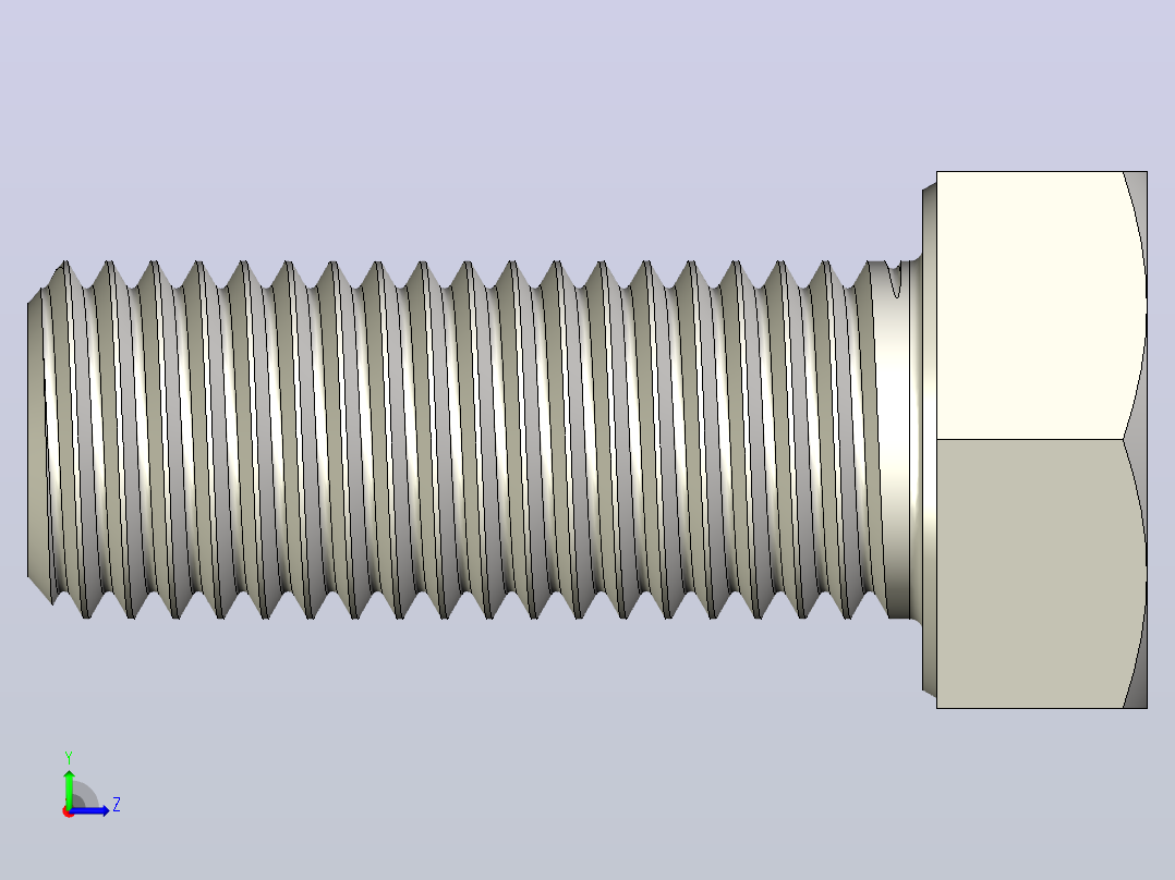 DIN_EN_ISO_4017_M16x40.ipt六角螺栓左视图