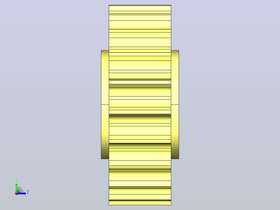 JS 812-21T-R30-C1 SS812系列机加工主动轮左视图