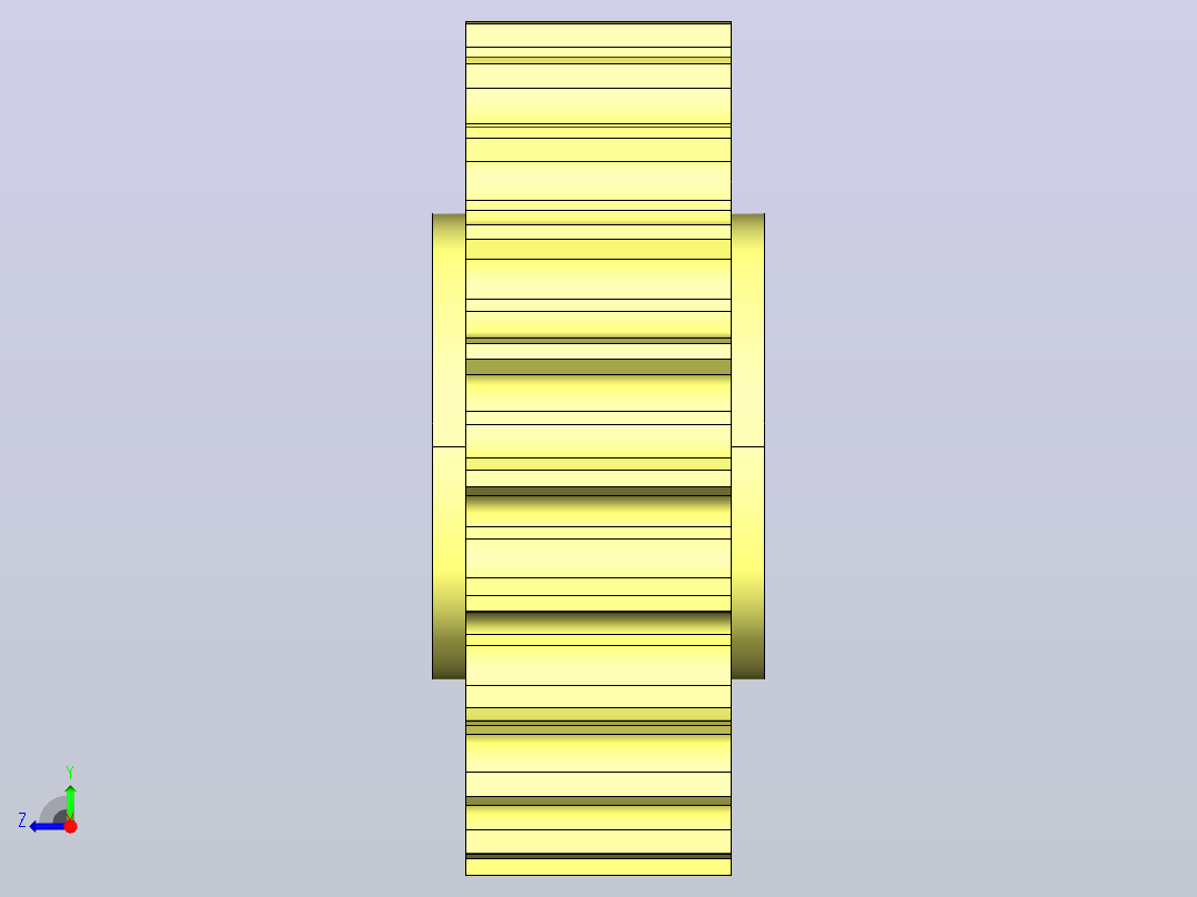 JS 812-21T-R30-C1 SS812系列机加工主动轮右视图